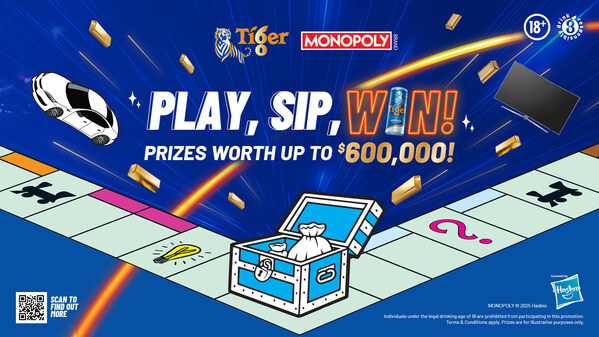 THIS SG60, TIGER? TEAMS UP WITH MONOPOLY TO OFFER BIG PRIZES FOR YOUR SINGAPORE DREAM