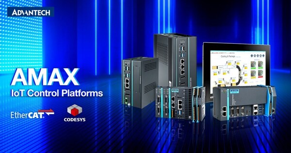 Latest Edge Computing &amp; Optimized Real-Time Performance Empower PC-Based PLC Automation Control (PRNewsfoto/Advantech)