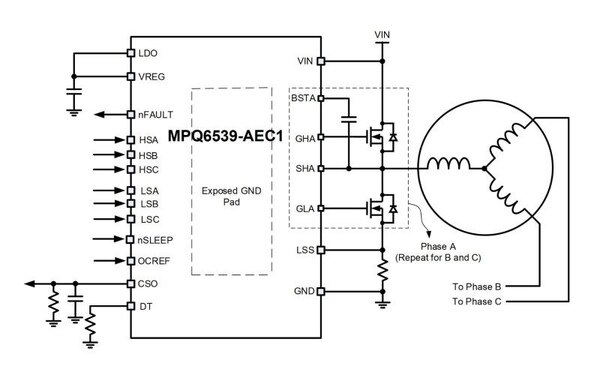MPQ6539-AEC1典型應用圖