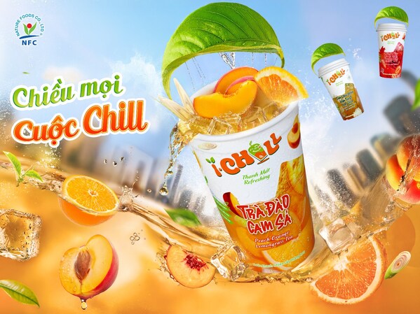 Nature Foods Ra M?t ICHILL, D?n ??u Xu H??ng N??c Gi?i Khát Có Topping Ti?n L?i V?i C?ng Ngh? S?y Th?ng Hoa