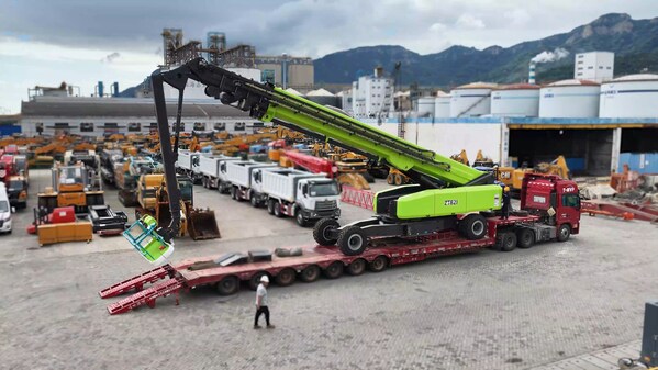Zoomlion Delivers the World’s Tallest 82.3-Meter Straight Boom Aerial Work Platform to the UK, Setting a New Record in Europe