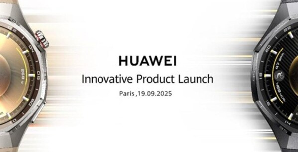 Huawei Set to Unveil New Wearables, Tablets, and Phones in Paris on September 19 (PRNewsfoto/HUAWEI)