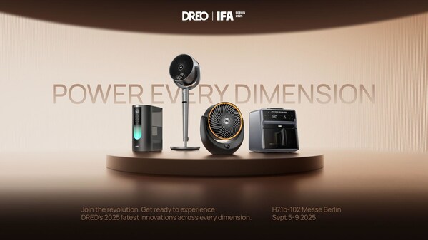 DREO to Preview Next-Gen Home Comfort Innovations and Accelerate EMEA Expansion at IFA 2025