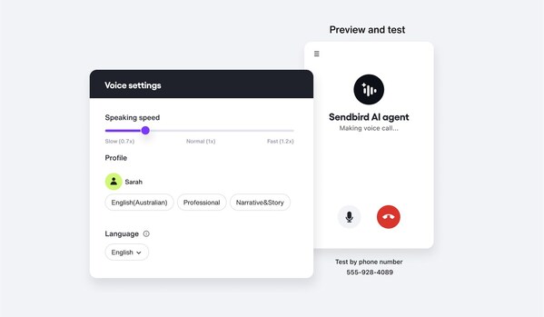 Sendbird、音聲AIエージェントとオムニプレゼント?オーケストレーションの新たな基準を確立