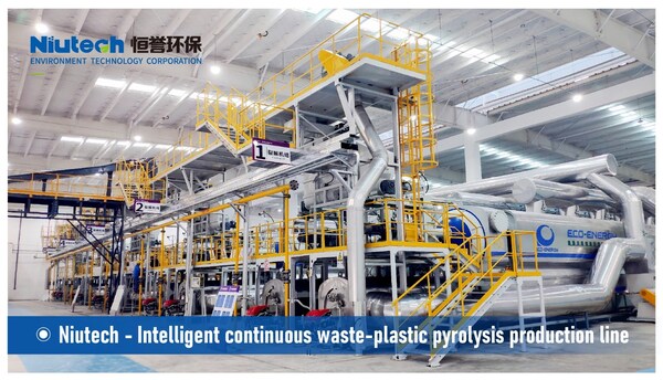 Niutech - Intelligent continuous waste-plastic pyrolysis production line