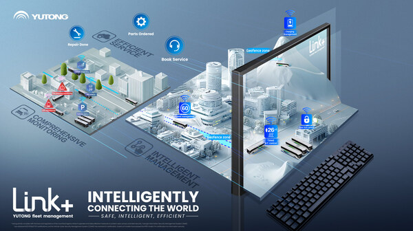 Yutong Link+ offers a secure, intelligent and efficient one-stop solution for fleet operations. (PRNewsfoto/Yutong Bus)