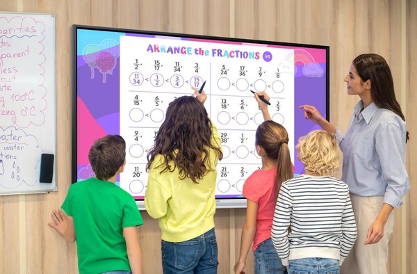 Teachers and students use the NewBoard E Series to create unforgettable experiences together.