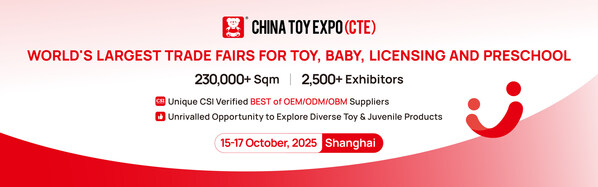 World's Largest Trade Fairs for Toy, Baby Products, Licensing and Preschool (PRNewsfoto/China Toy & Juvenile Products Association)
