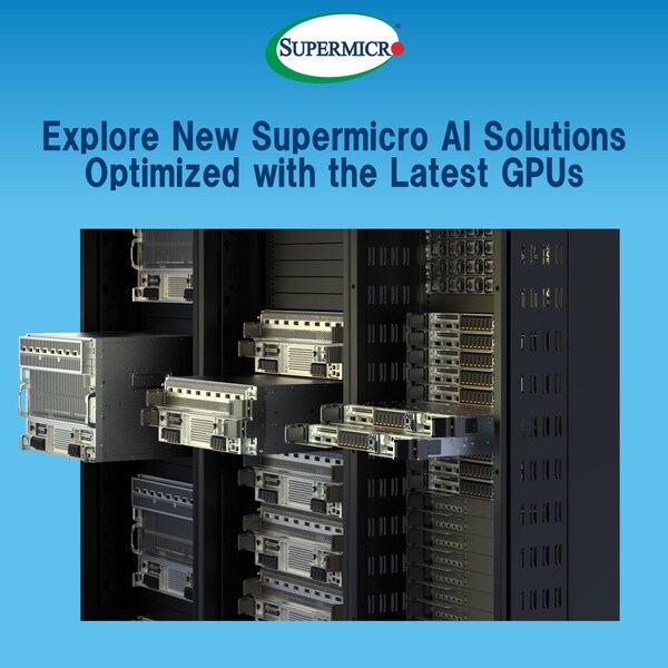 探索使用最新 GPU 進行優化的全新 Supermicro AI 解決方案
