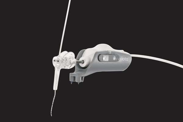 The iotaSOFT? Robotic-Assisted Cochlear Implant Insertion System advances surgery beyond the limits of the human hand with slow, consistent, and controlled electrode insertion to preserve delicate intracochlear structures. Shown with the drive unit guiding the array, iotaSOFT is FDA-authorized for patients 12 years and older, expanding access as fewer than 5% of 60M eligible patients worldwide receive implants.