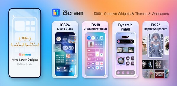 iScreen: App of the Day, Loved by 100M+ Users (PRNewsfoto/iScreen)