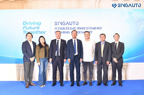 SINGAUTO Strategic Investment Signing Ceremony (PRNewsfoto/SingAuto)